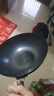 京严铁锅炒锅无涂层炒菜锅家用精铁不粘锅具燃气灶电磁炉专用已开锅 【灶具通用】适合3-5人  赠盖铲  直径 32cm 百年工艺｜传统铁锅｜健康不沾 实拍图