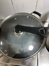 炊大皇 可立可视玻璃盖把手炒锅盖32cm 304不锈钢包边煎锅火锅蒸锅防爆 实拍图