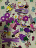 儿童网红卡通发夹韩国公主头饰女童小女孩碎发BB发卡可爱宝宝发饰 TS122-06紫色彩虹发夹14件套 实拍图
