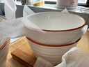 陶瓷碗家用2025新款喜庆乔迁新居碗碟餐具套装时尚生活饭碗 时尚生活2碗【8.0英寸】 实拍图