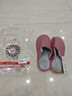 回力日系柔软情侣棉拖秋冬家居室内保暖棉鞋女款HL0006皮红38-39码 实拍图
