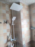 浪鲸恒温淋浴花洒套装钢琴花洒全套增压自洁沐浴器精铜浴室淋雨器 【白色恒温】智能数显 增压雨淋 实拍图