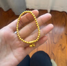 金小貅黄金转运珠足金999小金珠重版加厚散珠光面金珠黄金古法珠手串DIY 0.77g,5mm古珠重版2颗 实拍图