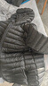 京东京造穿山甲轻薄羽绒服 连帽白鸭绒户外秋冬外套短款男 黑色 XXL 实拍图