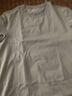 京东京造【已售300w件】短袖t恤男衣服秋季男士打底外穿 白色 XL 实拍图