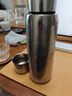 TUNE-PATTERN纯钛保温杯双层高档磁吸钛杯焖泡茶杯养生钛水杯中秋节礼品钛杯子 炫目银【送皮质杯套+杯刷】560ml 实拍图