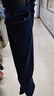 真维斯（JEANSWEST）牛仔裤男士2025冬季商务宽松直筒加绒保暖裤男蓝色加绒31 实拍图