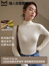 猫人半高领打底衫女新款早秋德绒薄款修身内搭秋冬季高级感毛衣针织衫 实拍图