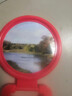老式镜子壁挂式圆形化妆镜卧室台镜结婚陪嫁红色新娘挂镜台式大号 复古镜子-红色中号 实拍图