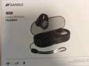 山水（SANSUI）【更小丨更舒适】TW90蓝牙耳机 骨传导概念不入耳开放式无线耳夹式夹耳跑步适用于华为小米苹果 黑 实拍图