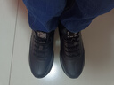 稻草人秋冬款保暖男鞋棉鞋休闲鞋皮鞋男士跑步运动 501M刺绣黑色加绒 44 实拍图
