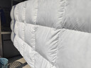 富安娜 酷丝棉 90%鸭绒羽绒被子冬季 单人冬被 800g填充 152*210cm 浅蓝 实拍图