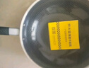 炊大皇炒锅有钛0氟不粘锅316L不锈钢不粘平底炒锅32cm 实拍图