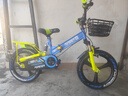永久（FOREVER）儿童自行车可折叠男女孩2-3-4-6-10岁脚踏车中小童宝宝童车 慕斯蓝 【前后双避震+一体轮】 16寸(建议身高110-130cm) 实拍图