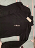 优衣库男装柔滑弹力摇粒绒半拉链套头衫/长袖25秋冬新款481184 09 黑色 L /175/100A 实拍图