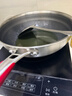 康巴赫炒锅煎炒锅蜂窝煎炒两用锅316L不锈钢28cm平底炒锅深煎锅少油烟 双面花纹煎炒两用+钢铲 28cm 实拍图