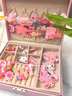 乐爱祥首饰盒套装美乐蒂库洛米儿童玩具3-6岁女孩生日礼物女童发饰发夹 实拍图