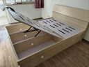 全友家居 双人高箱储物收纳床板式床现代简约主卧室床1.5x2米政府补贴 实拍图
