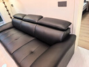 卡尔适黑色真皮沙发客厅2025新款小户型调节大象耳朵意式直排沙发花弄影 【云端舒适坐感】2.5米多人位 【S级头层黄牛皮】豪华版 实拍图