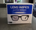 欧拿无酒精 镜片镜头清洁湿巾 眼镜布 擦镜纸 抑菌湿巾 蓝黑清洁300片 实拍图