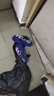 李宁（LI-NING）人字拖印花男女游泳沙滩鞋洗澡防滑耐磨沙滩鞋926-2-42深蓝 实拍图