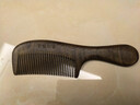 紫韵梳香大号整料南美紫檀木梳子女士养生经络按摩梳细齿梳 M-52 实拍图