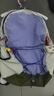 星昔户外双肩包撞色登山包超复古轻小书包轻便旅行包轻薄徒步小背包 紫色（大号） 实拍图