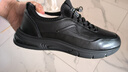 奥康（Aokang）跑步男士商务休闲运动皮鞋男黑色40码 实拍图