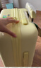 不莱玫行李箱女登机箱拉杆箱男旅行箱大容量学生密码箱子20英寸 芝士黄 实拍图