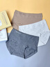 都市丽人内裤女纯棉简约舒适女士中腰三角内裤4条装3KHA05 实拍图