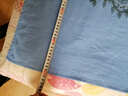 加厚纯棉床单单件全棉老粗布老上海国民印花怀旧复古被单1.5床2.0 经典牡丹-蓝色（直边款） 150x200CM单件床单 实拍图