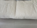 艾薇全棉沙发垫坐垫四季沙发套罩巾盖布防滑飘窗垫90*240福叶米色 实拍图