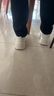 唐狮（TonLion）老爹鞋女鞋2025秋冬季厚底休闲鞋子女士增高运动小白鞋女 米色 37 实拍图