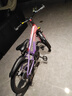 凤凰山地自行车男女变速山地车碟刹青少年儿童自行车学生单车 星际 粉紫【变速+辐条轮】 20寸【适合125-160cm】 实拍图