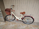 凤凰（Phoenix）自行车成人男女式通用型城市通勤单车女芭蕾 24英寸米黄色 实拍图