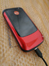 金立V2 翻盖老人手机4G全网通移动联通电信 大屏学生老年人手机大字大声 双卡双待长续航功能机 红色 2.4英寸-4G全网通双卡版 实拍图