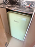 小吉（MINIJ）121升复古小冰箱租房家用客厅小型迷你电冰箱冷藏冷冻国家补贴BC-JA121F1F03 实拍图