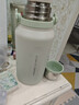 物生物（RELEA）保温杯男女大容量316L不锈钢水杯泡茶杯儿童学生便携水壶生日礼物 实拍图