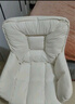 耐宾电脑椅子家用沙发椅女生卧室化妆椅宿舍大学生书桌椅靠背升降转椅 米白色绒布【双层靠背高弹海绵】 实拍图
