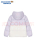 Skechers斯凯奇羽绒服三防科技新款男女大童保暖服L423K119/L424K094 （拼色）女童/浅雪青色/00EW 150 实拍图