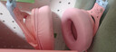 承策 适用Dareu达尔优EH722耳罩EH719 EH736 EH716进化者耳机套D3头戴式RGB游戏耳机罩CH409海绵套配件 【原配款】粉色蛋白皮耳套一对 实拍图