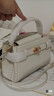 CHARLES&KEITH鳄鱼纹凯莉包手提斜挎婚包包女包生日礼物CK2-50270880-1 Ivory象牙色 S 实拍图
