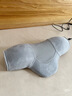 可韵（CORY）颈椎枕头反弓变直修护睡眠专用深度睡觉记忆棉枕芯圆柱枕 低枕灰 实拍图