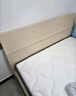 全友家居 床原木风现代简约主卧室双人大床1.8x2米家用高脚板式床家具 实拍图
