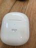 爱国者（aigo）无线蓝牙耳机 半入耳式 超长续航70小时 游戏运动降噪耳机 适用于苹果小米手机 T50 冰釉白 实拍图