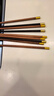 双枪（Suncha）进口金福花梨木筷子 家用高档木筷 天然抗菌防霉套装 10双装 实拍图