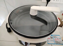 美的（Midea）家用电饼铛烙饼锅 三明治机早餐煎烤机电火锅 电炒锅烤肉锅 65mm加深 多功能锅 抗菌电煎锅JKE3062 实拍图