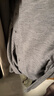 优衣库女装精纺美利奴羊毛圆领针织开衫/长袖通勤秋冬新款478331 05 天灰色 L 实拍图