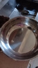 【不锈钢】和面盆厨房烘焙家用火锅盆洗菜打蛋汤锅盆醒面盆料理盆 32cm【热卖款】不锈钢 和面盆 实拍图