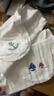全棉时代婴儿隔汗巾纱布吸汗儿童宝宝幼儿园纯棉垫背巾小熊小鹿小猫3条/袋 实拍图